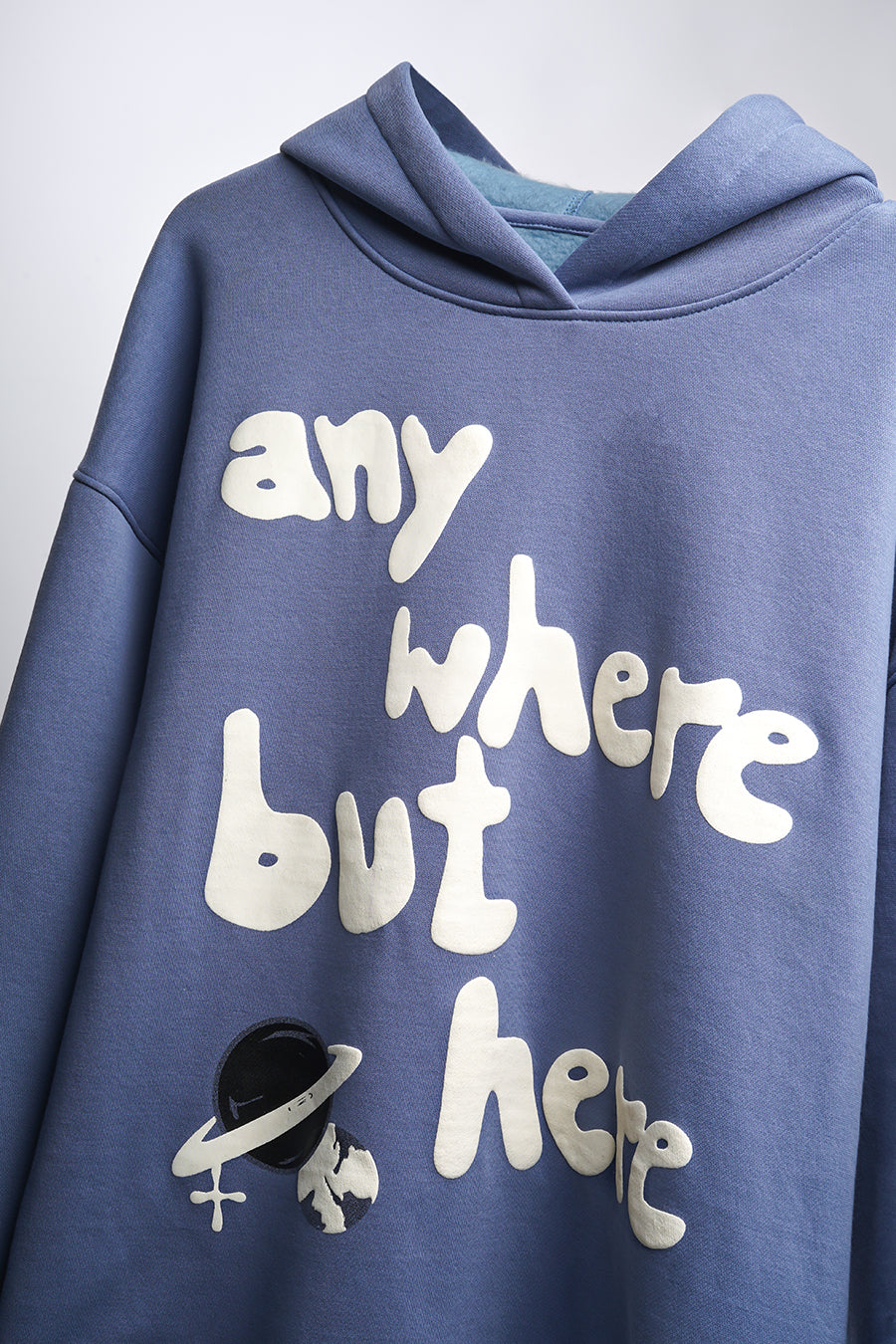 ANYWHERE BUT HERE HOODIE